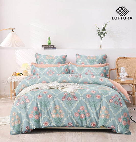 Lattice Blossom Super king size bedsheet