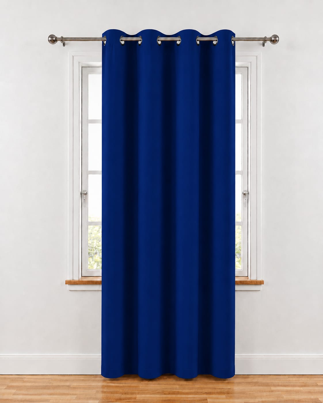 100% Blackout Curtain-One Peice-Blue