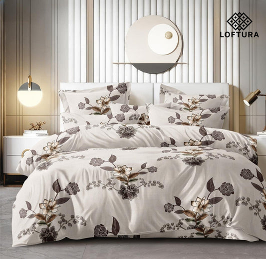 Cocoa Petals Super king size Bedsheet