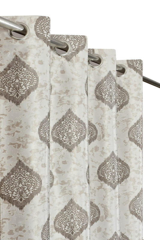 Baroque Whisper curtain brown