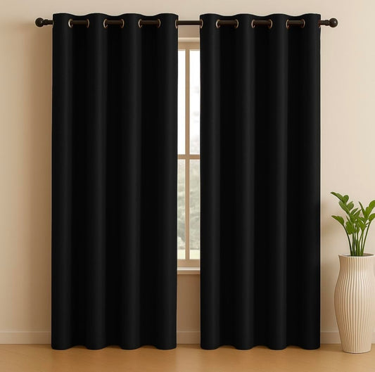 Blackout Curtain Black color